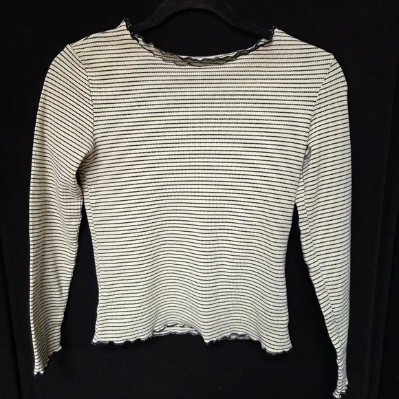 Dazy Striped Top Size Medium 90s - Picture 4 of 7
